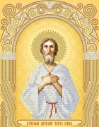 Рисунок на ткани для вышивки бисером Св. Алексий, Человек Божий