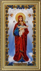 Набор для вышивки бисером Икона Божьей Матери Благодатное Небо Картины бисером Р-177