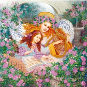 Рисунок на ткани для вышивки бисером Музыка ангелов Абрис Арт АС-203 - 140.00грн.