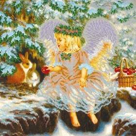 Рисунок на ткани для вышивки бисером Рождественский гостинец Абрис Арт АС-207 - 140.00грн.