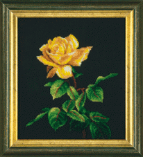 Набор для вышивки бисером золотая роза Чарiвна мить (Чаривна мить) Б-714
