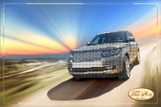 Рисунок на ткани для вышивки бисером На пути к счастью (Range Rover) Tela Artis (Тэла Артис) ТА-031