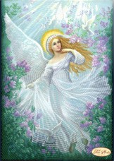 Рисунок на ткани для вышивки бисером Нежный ангел Tela Artis (Тэла Артис) ТА-077