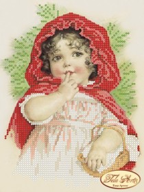 Малюнок на тканині для вишивання бісером Червона шапочка Tela Artis (Тэла Артис) ТМ-045 - 72.00грн.