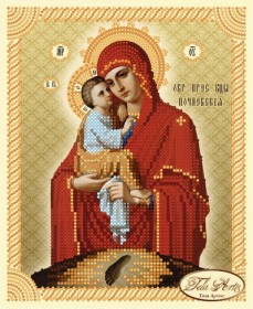 Рисунок на ткани для вышивки бисером Божья Матерь Почаевская