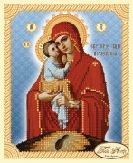 Рисунок на ткани для вышивки бисером Божья Матерь Почаевская