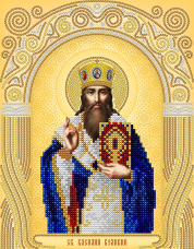 Рисунок на ткани для вышивки бисером Св. Василий Великий А-строчка АС4-054