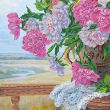 Рисунок на ткани для вышивки бисером Любимые цветы Абрис Арт АС-211